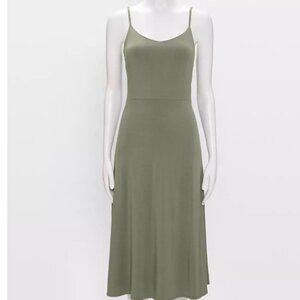 LOFT Spaghetti Strap MIDI Dress -size 8